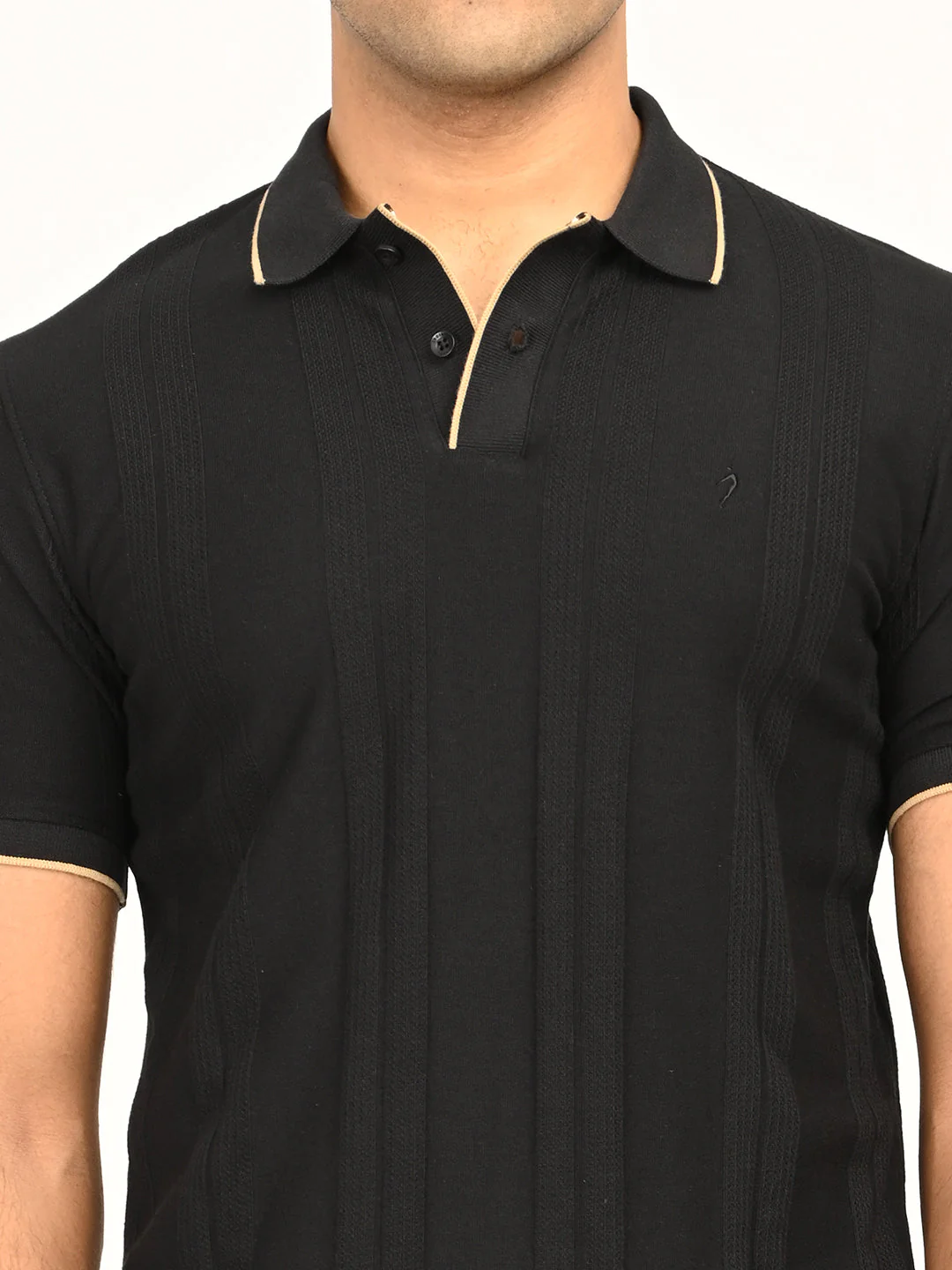 Men's Striped Polo T-Shirt - Image 5