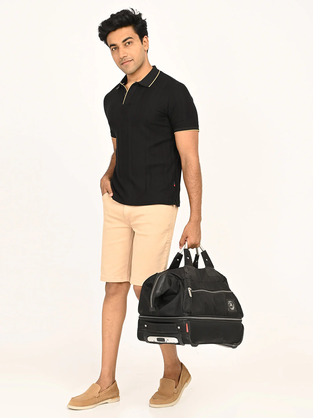 Men's Striped Polo T-Shirt - Image 6