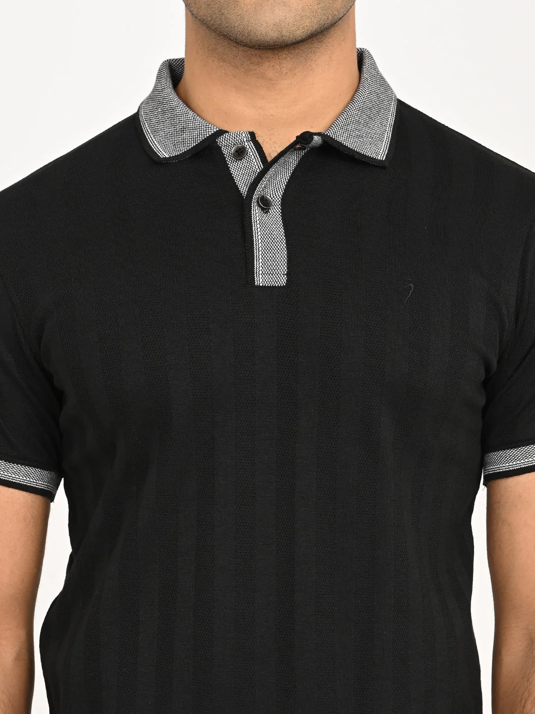 Men's Striped Polo T-Shirt - Image 5