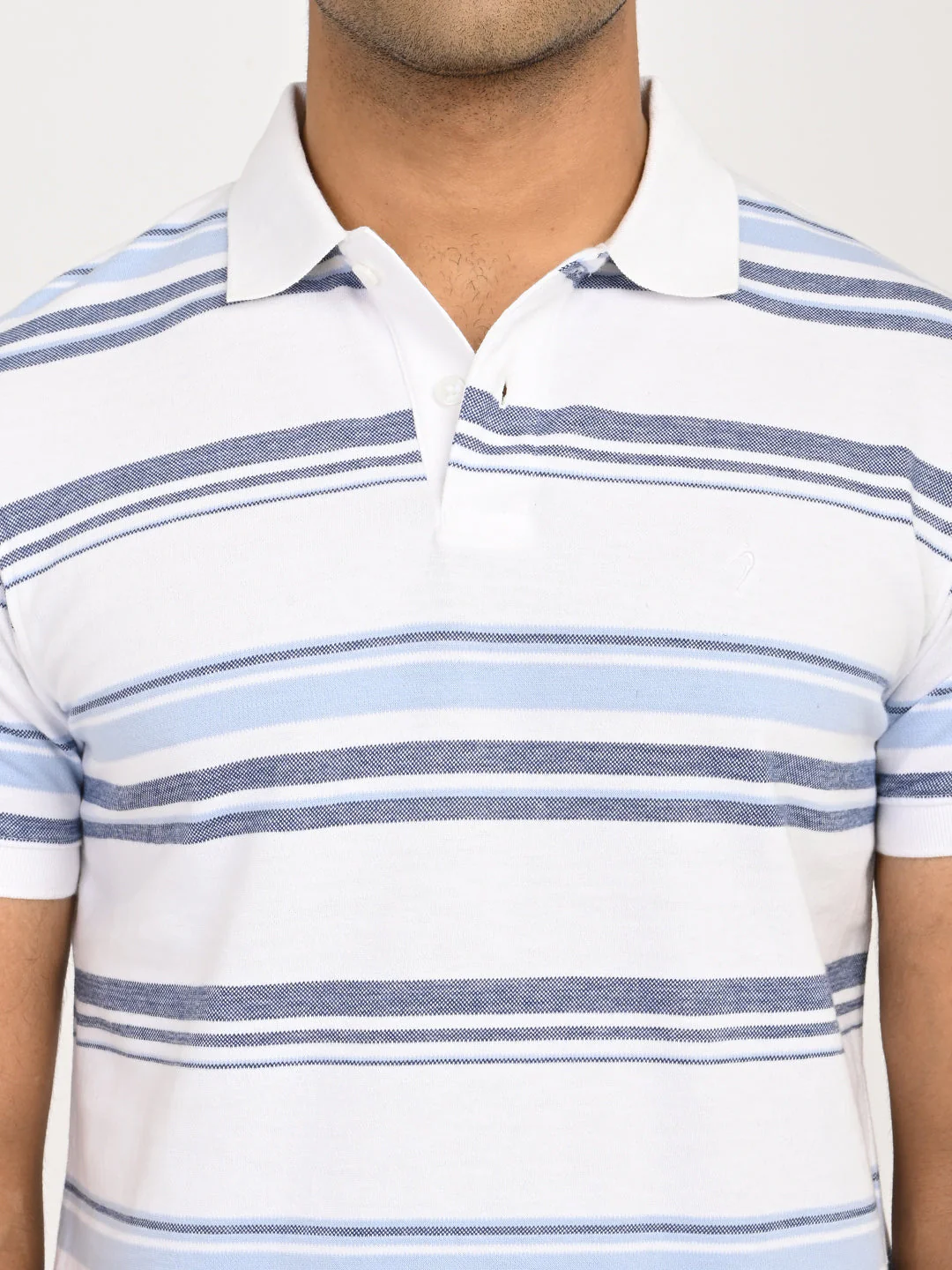 Men's Striped Polo T-Shirt - Image 5