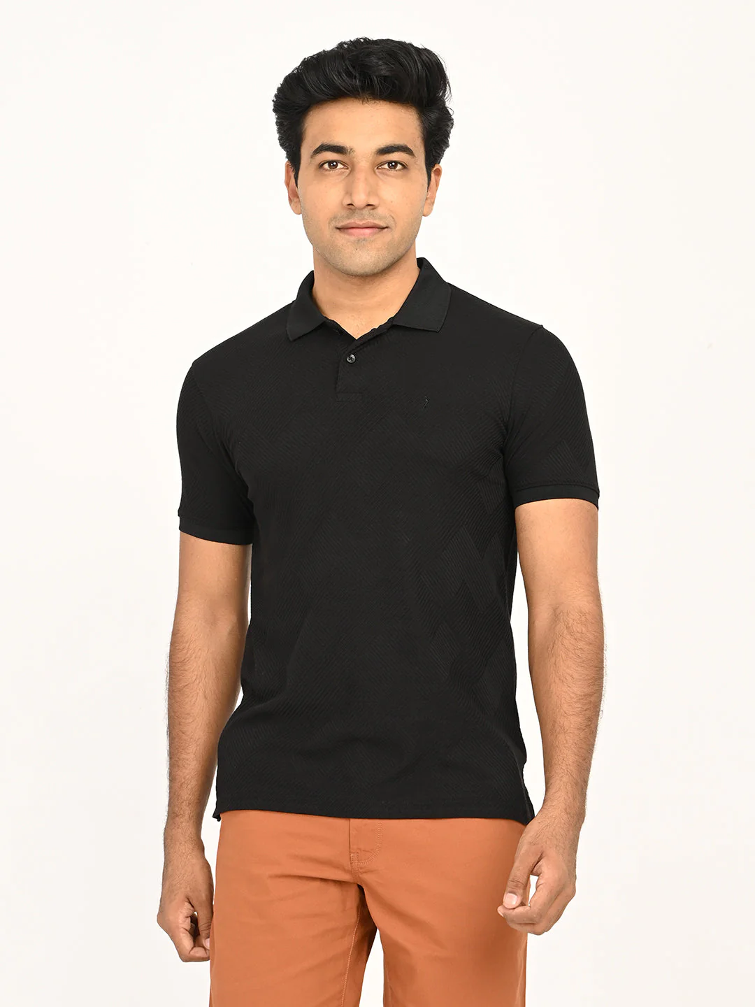 Men's Striped Polo T-Shirt