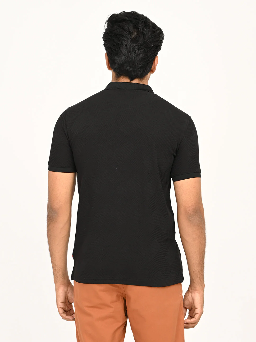 Men's Striped Polo T-Shirt - Image 4