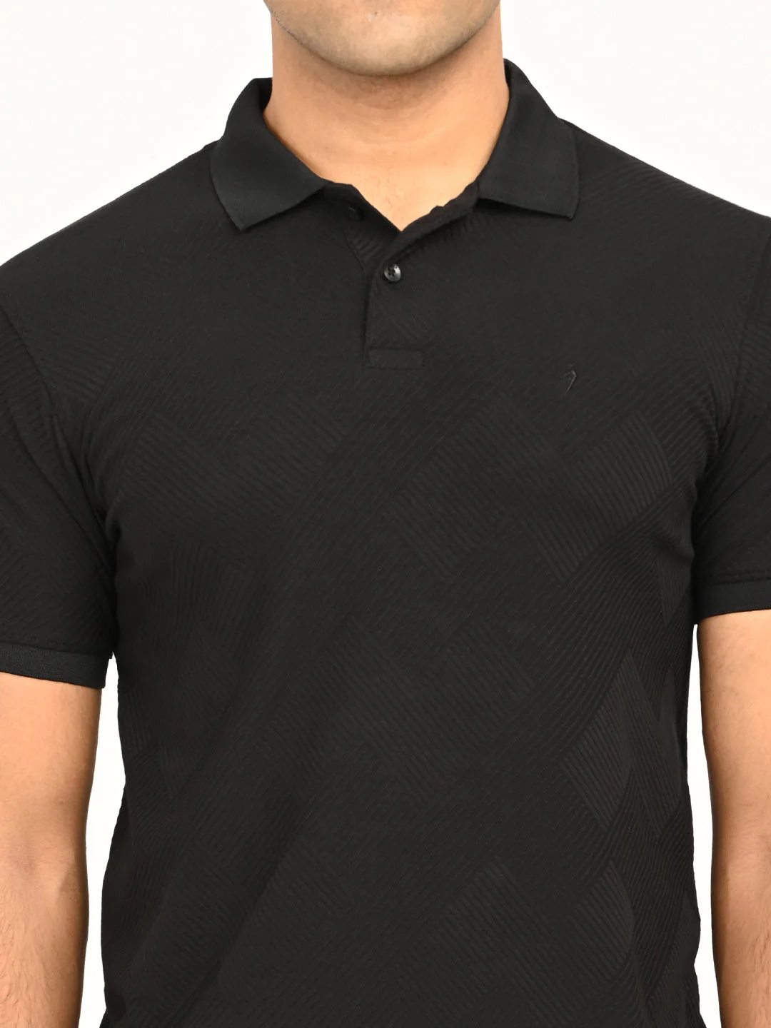 Men's Striped Polo T-Shirt - Image 5