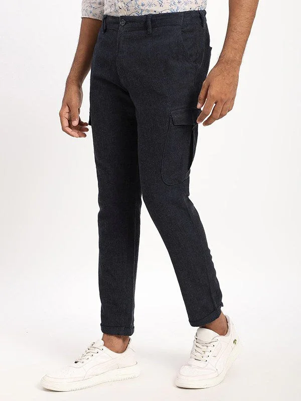 Men's Urban-C Fit Linen Blend Trousers - Image 2
