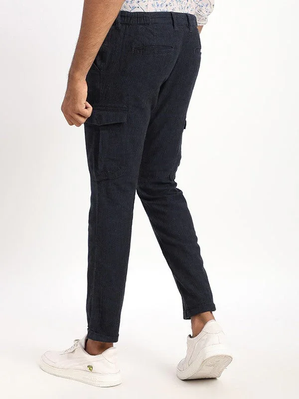 Men's Urban-C Fit Linen Blend Trousers - Image 4