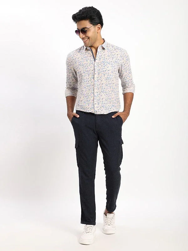 Men's Urban-C Fit Linen Blend Trousers - Image 5