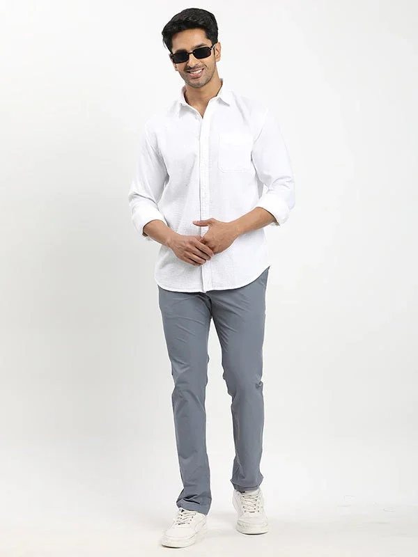 Men's Urban Fit Cotton Blend Trousers - Image 4