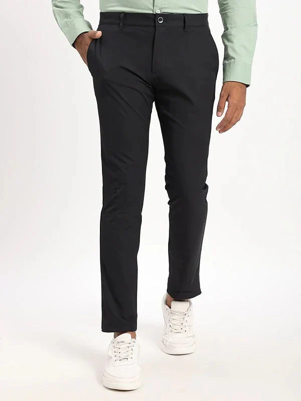 Men's Urban Fit Cotton Blend Trousers - Image 11