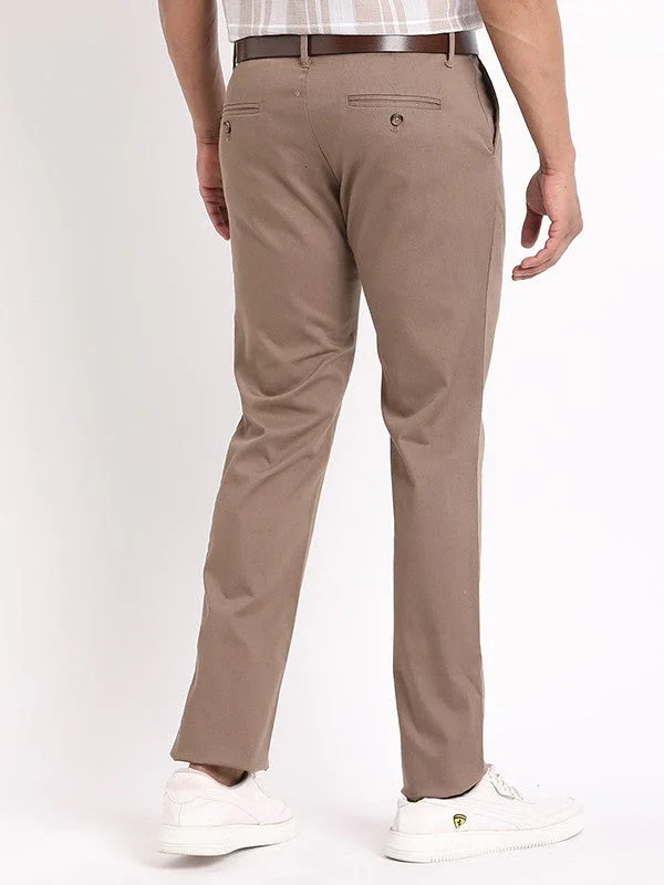 Men's Urban Fit Cotton Stretch Trousers - Image 14