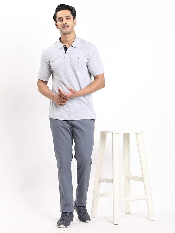 Men's Urban Fit Cotton Stretch Trousers - Image 25