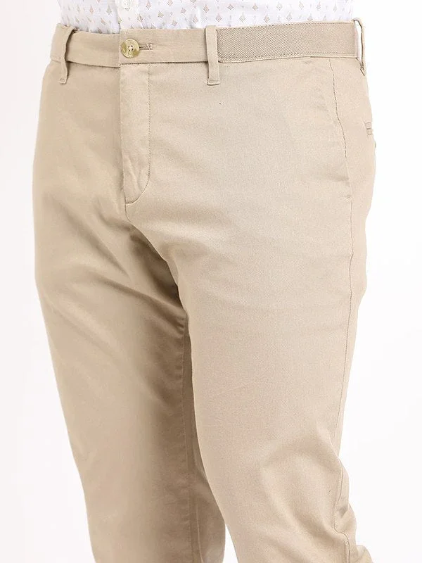 Men's Urban Fit Cotton Stretch Trousers - Image 3