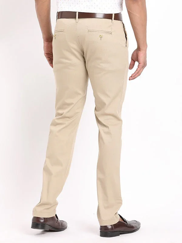 Men's Urban Fit Cotton Stretch Trousers - Image 4
