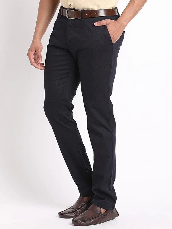 Men's Urban Fit Cotton Stretch Trousers - Image 7