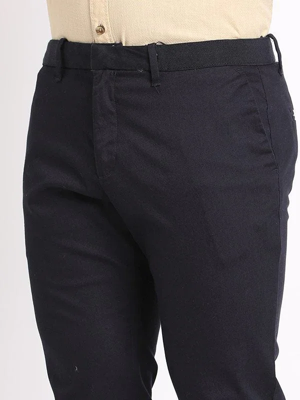 Men's Urban Fit Cotton Stretch Trousers - Image 8