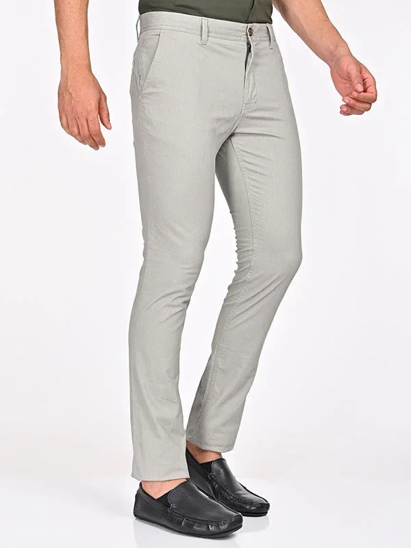 Men's Urban Fit Cotton Stretch Trousers - Image 6