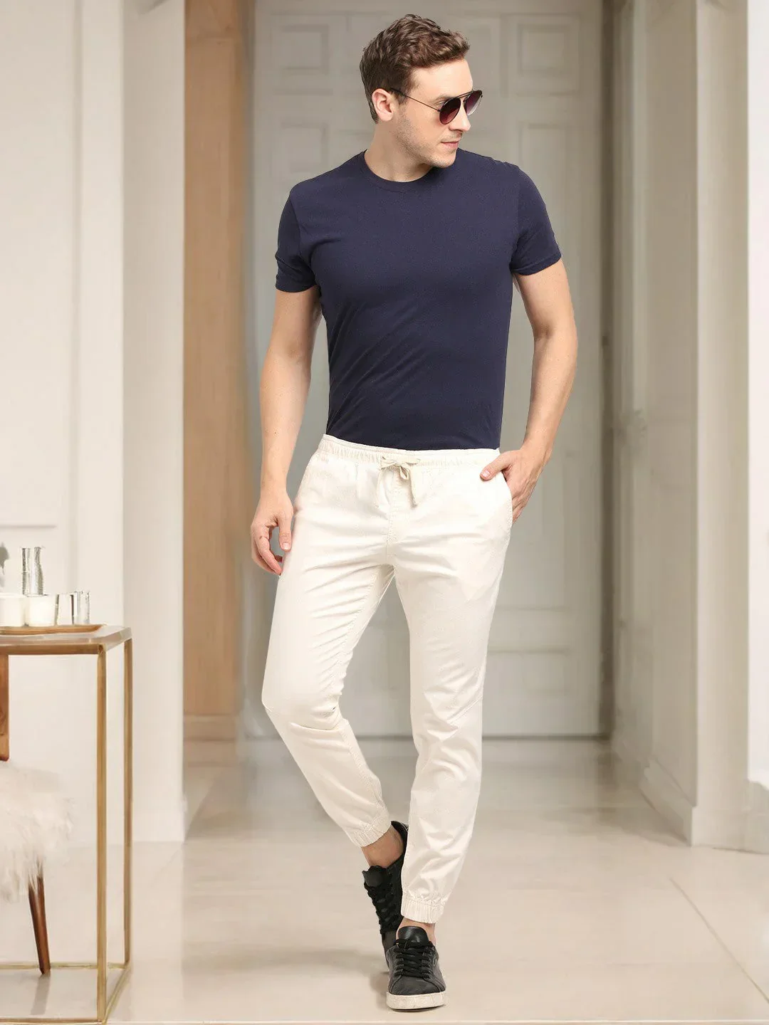 Men's Urban Fit Cotton Stretch Trousers