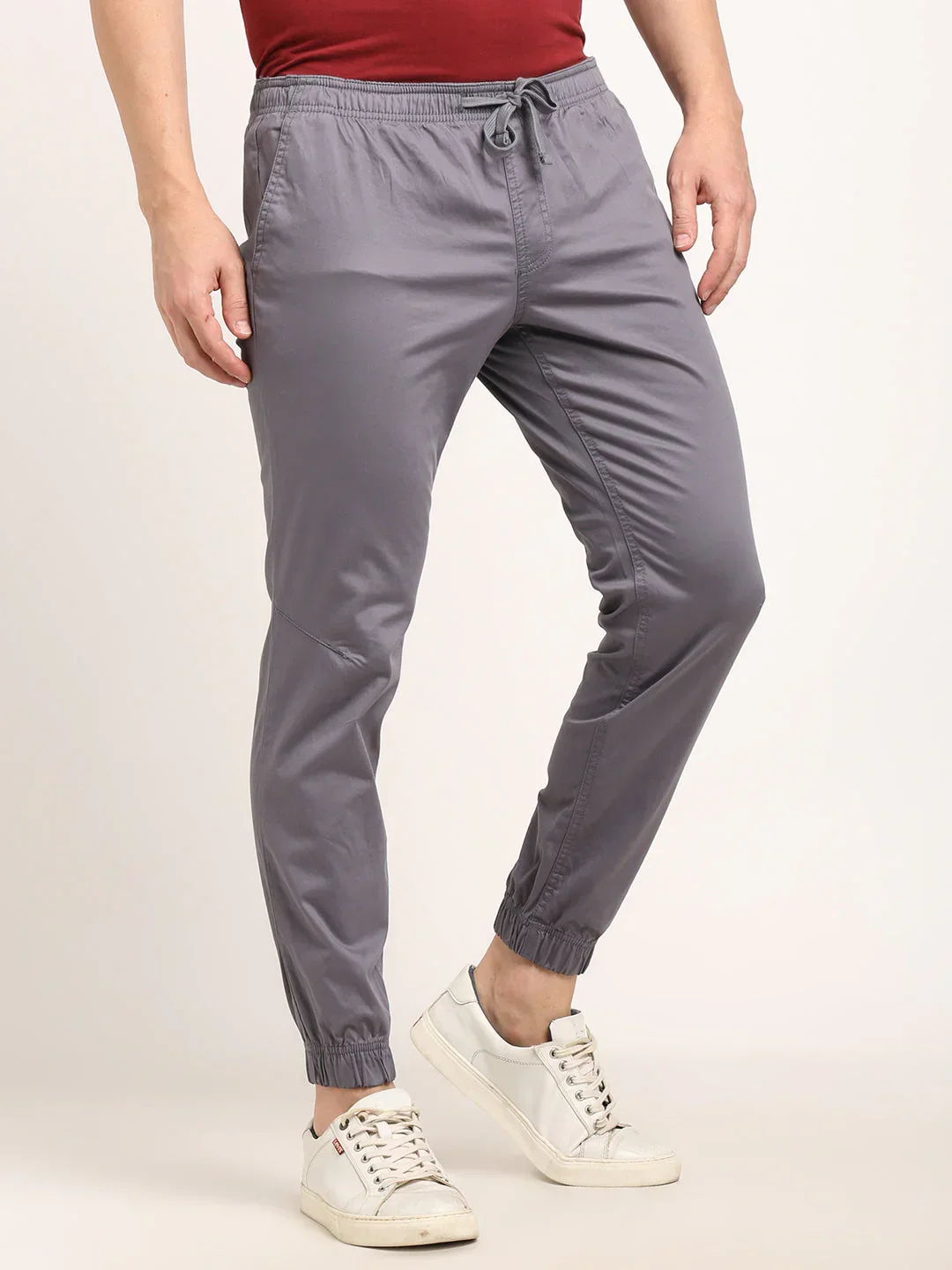 Men's Urban Fit Cotton Stretch Trousers - Image 10