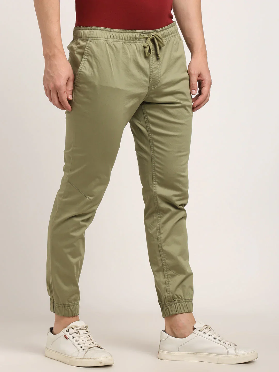 Men's Urban Fit Cotton Stretch Trousers - Image 14
