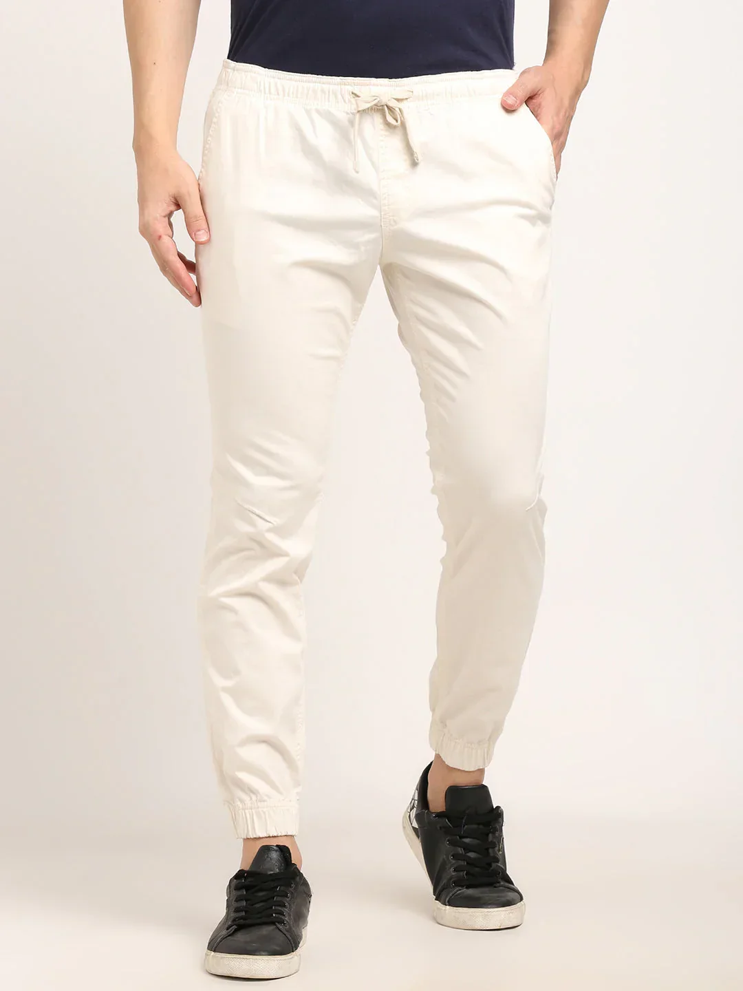 Men's Urban Fit Cotton Stretch Trousers - Image 2