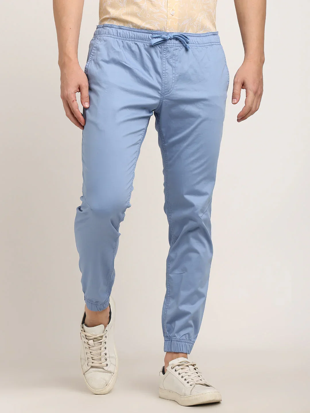 Men's Urban Fit Cotton Stretch Trousers - Image 5