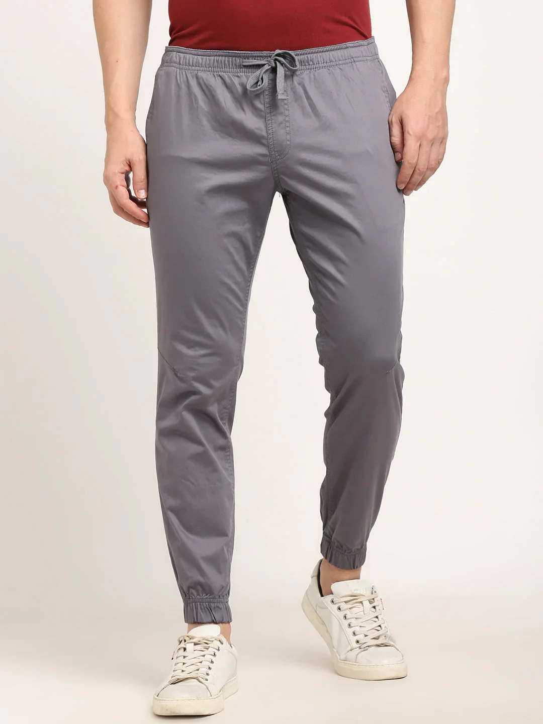 Men's Urban Fit Cotton Stretch Trousers - Image 9