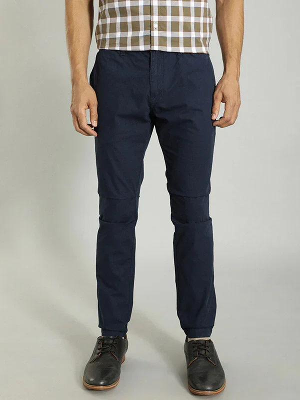 Men's Urban Fit Cotton Stretch Trousers - Image 4