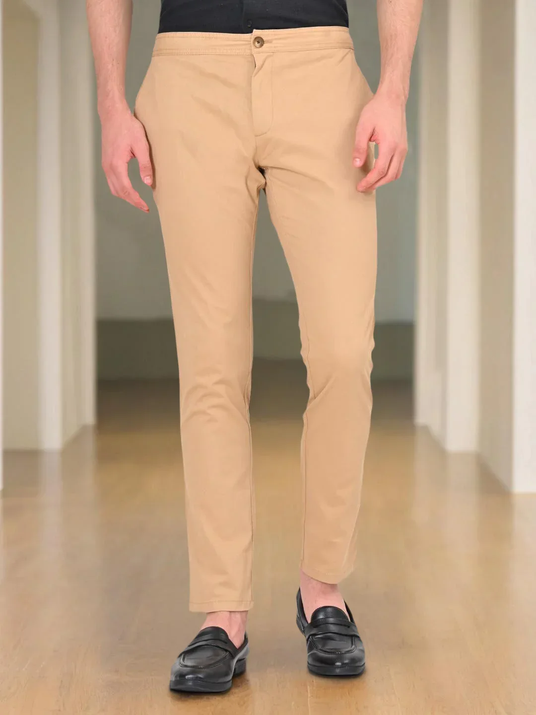 Men's Urban Fit Cotton Stretch Trousers