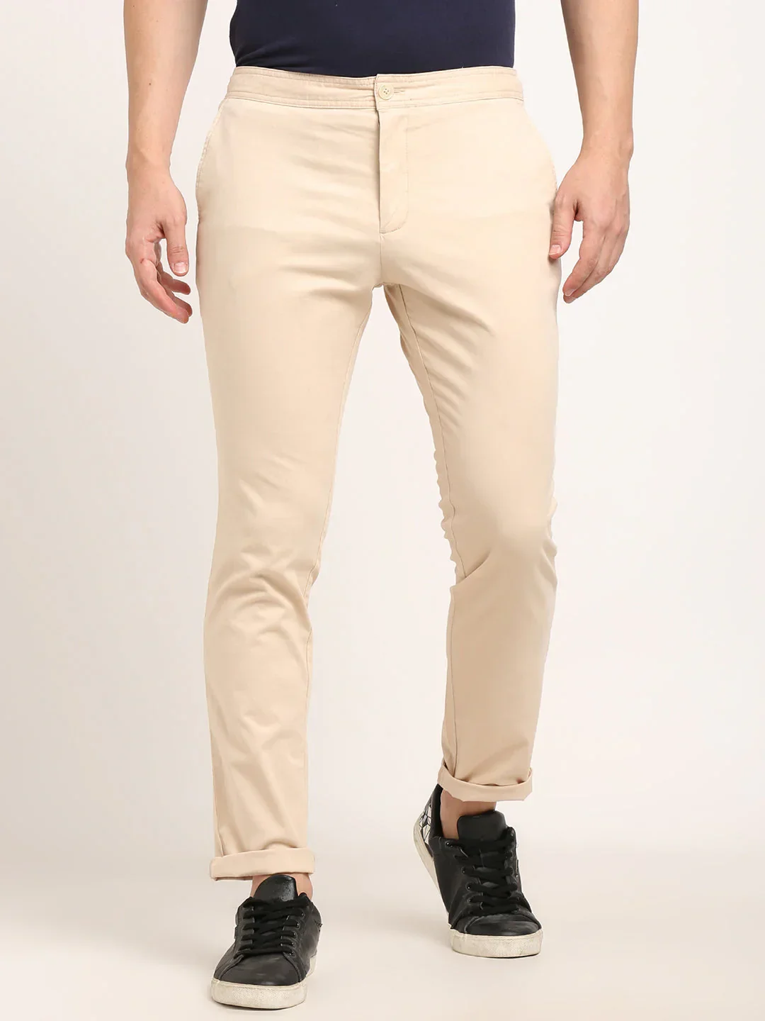 Men's Urban Fit Cotton Stretch Trousers - Image 13
