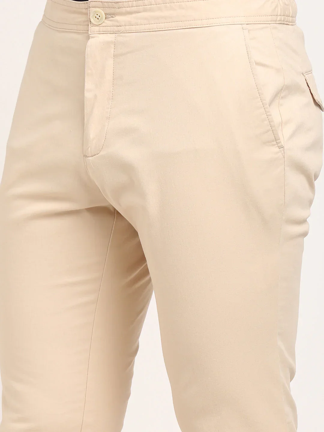 Men's Urban Fit Cotton Stretch Trousers - Image 15