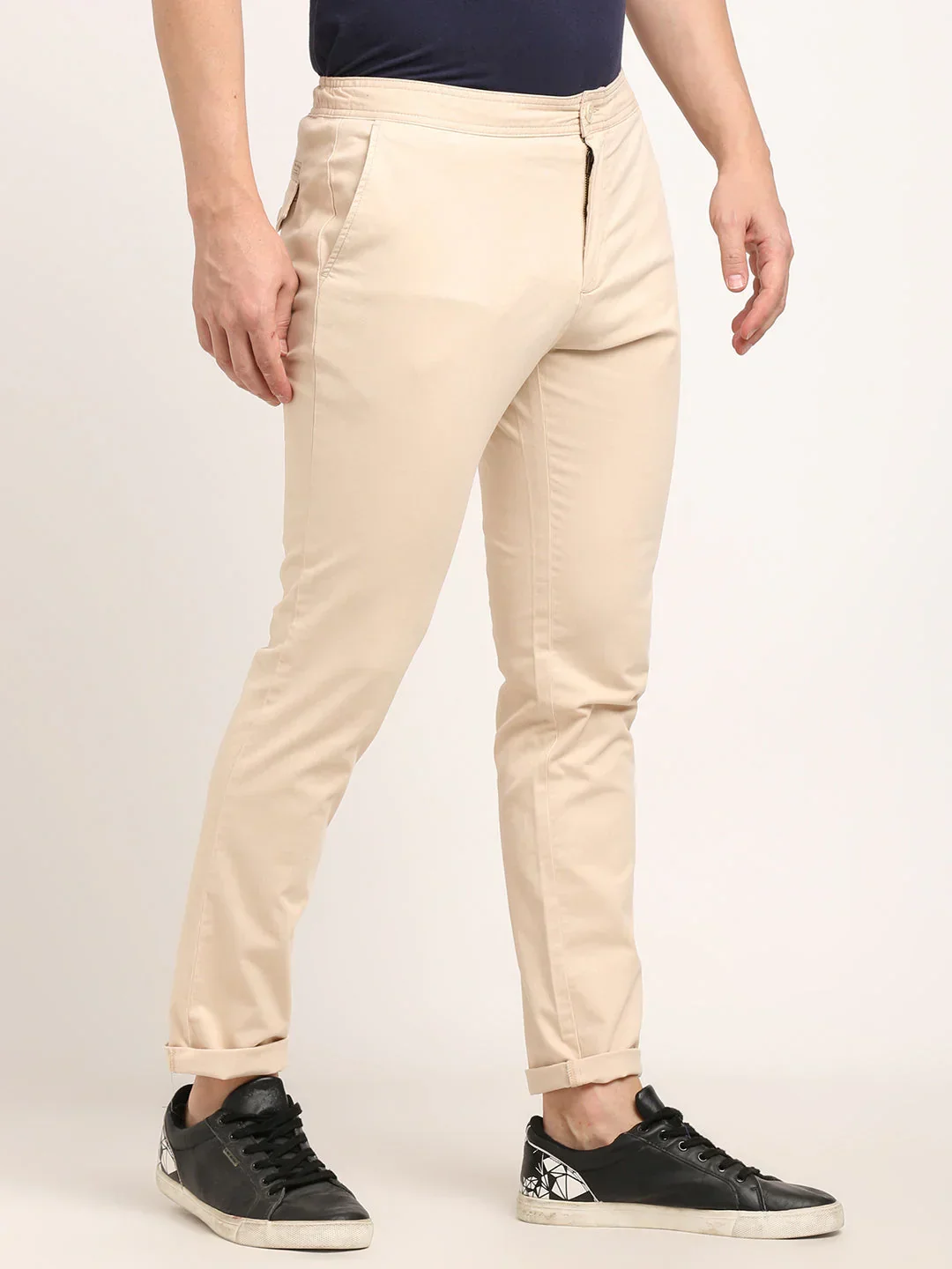 Men's Urban Fit Cotton Stretch Trousers - Image 16