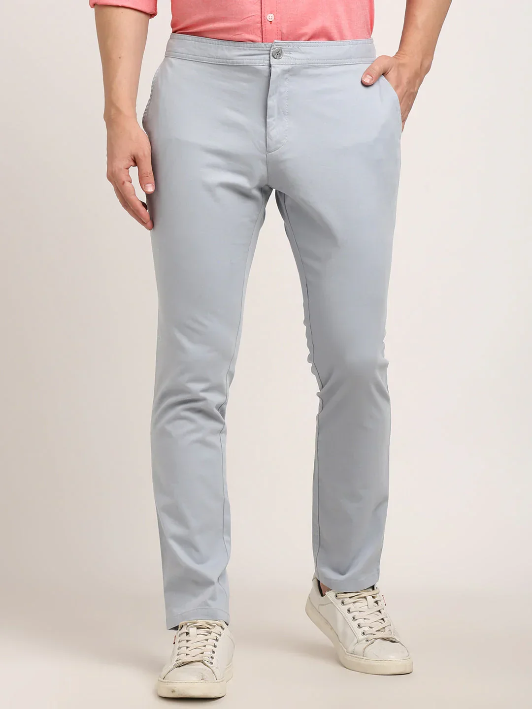 Men's Urban Fit Cotton Stretch Trousers - Image 17
