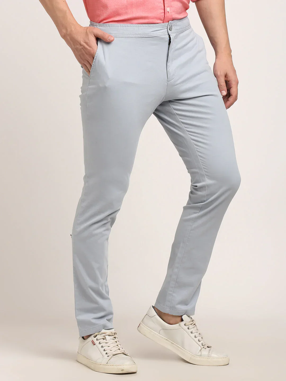 Men's Urban Fit Cotton Stretch Trousers - Image 18