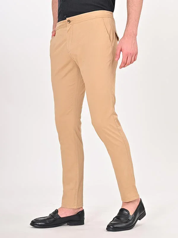 Men's Urban Fit Cotton Stretch Trousers - Image 2