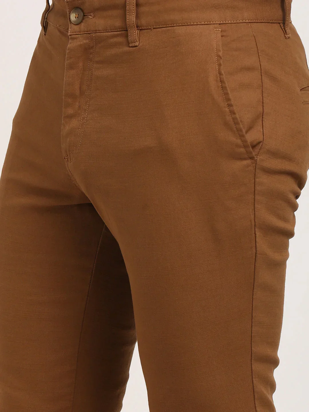 Men's Urban Fit Cotton Stretch Trousers - Image 11