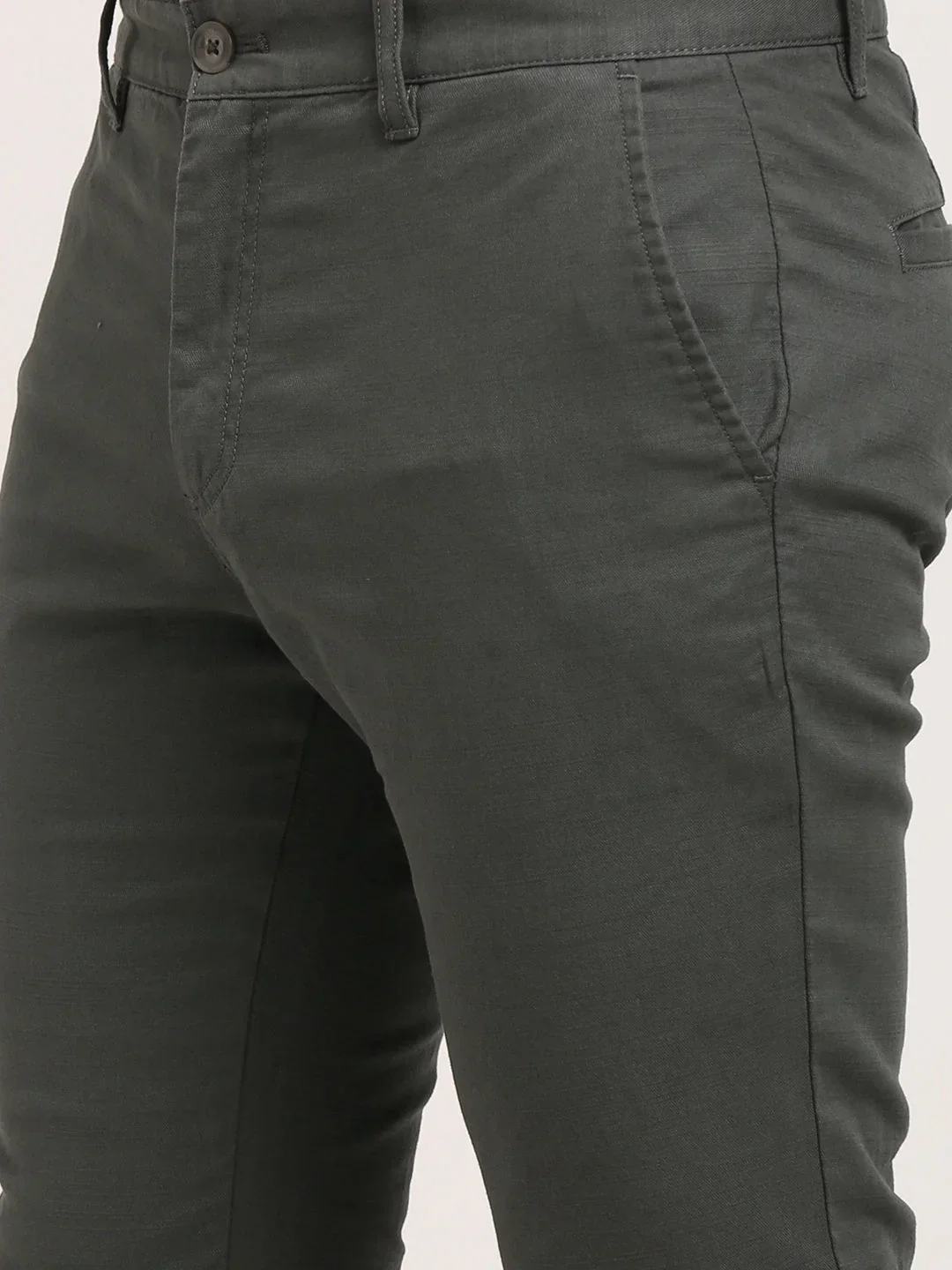 Men's Urban Fit Cotton Stretch Trousers - Image 15