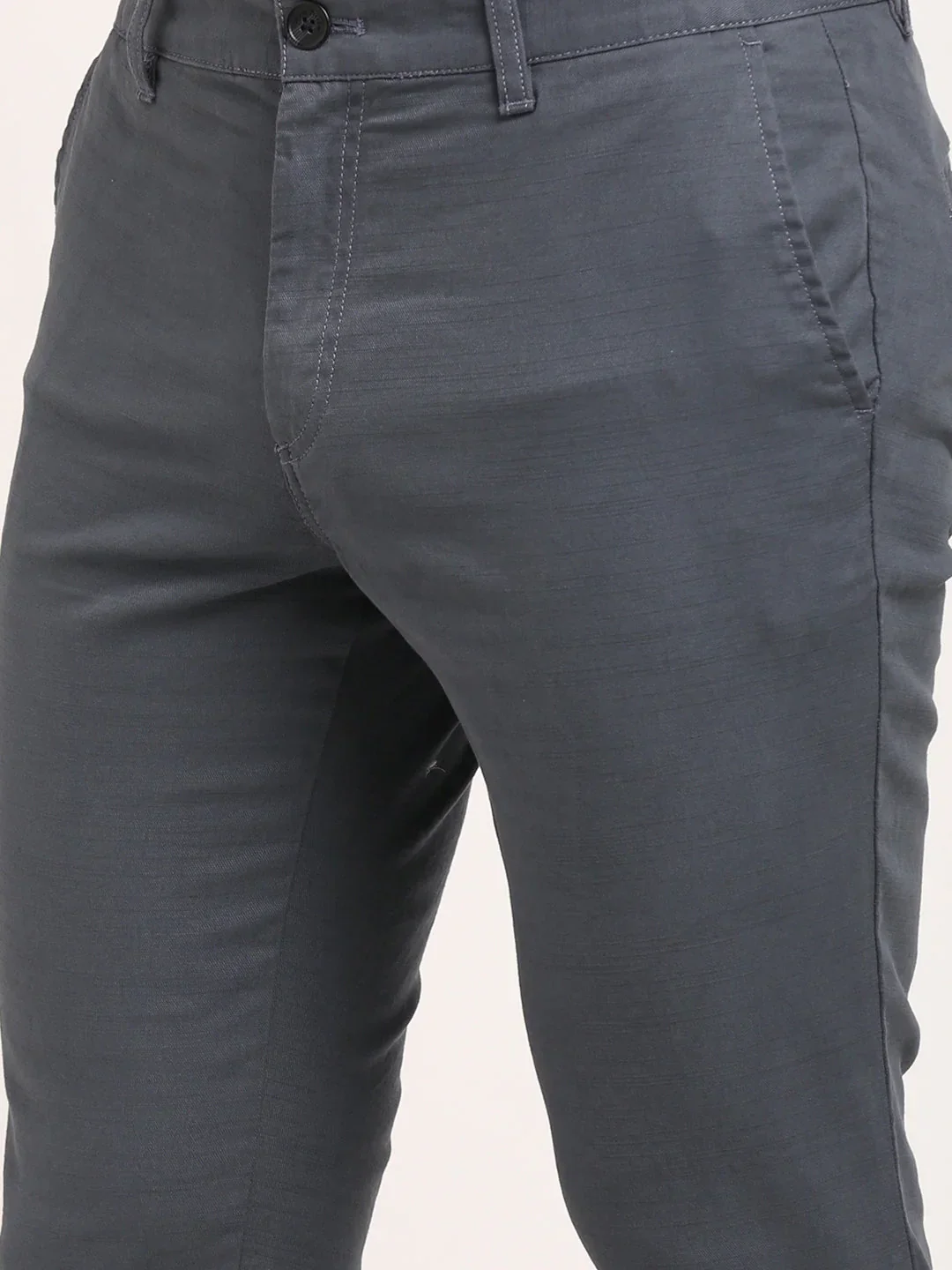 Men's Urban Fit Cotton Stretch Trousers - Image 3