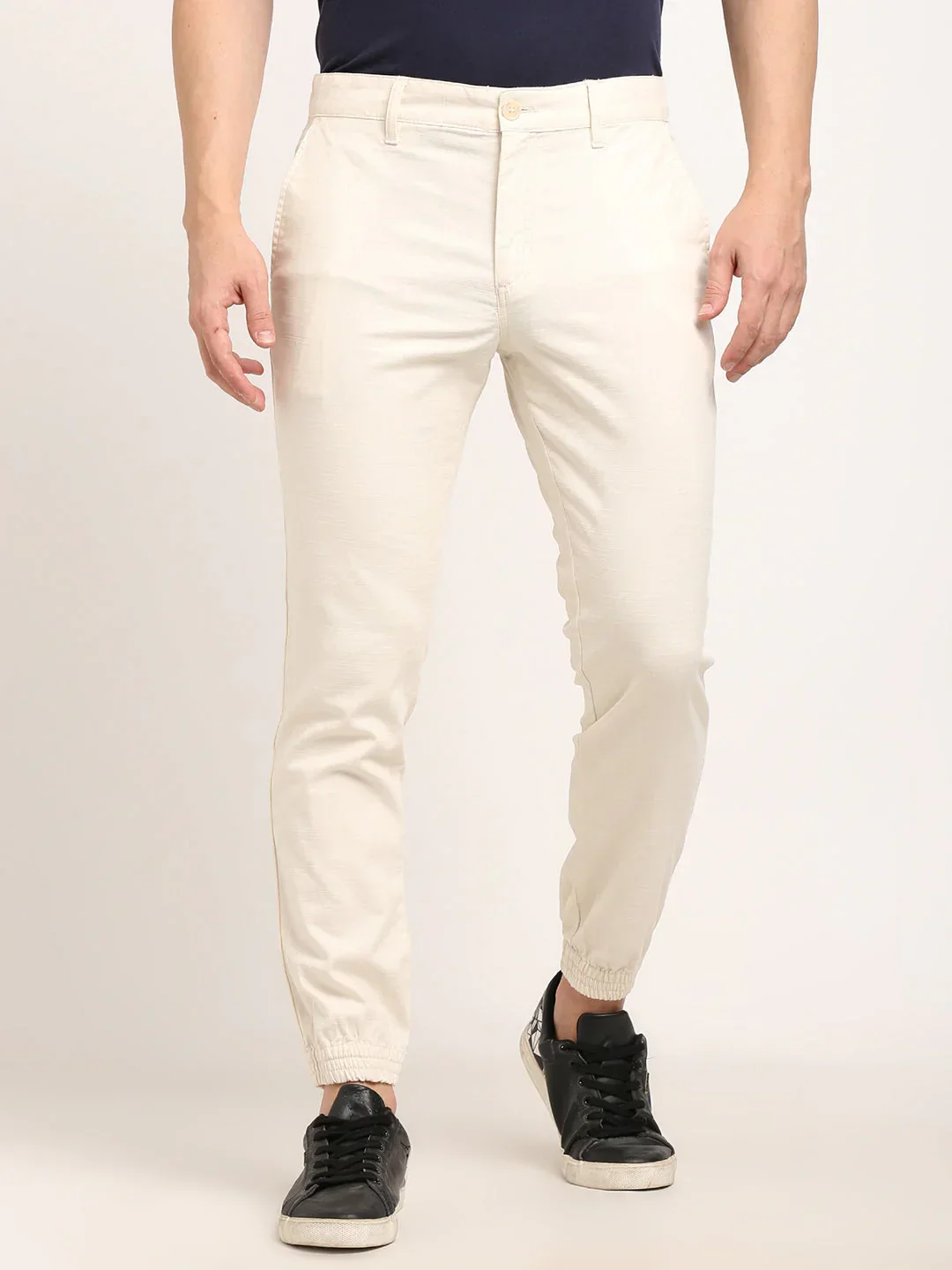 Men's Urban Fit Cotton Stretch Trousers - Image 5