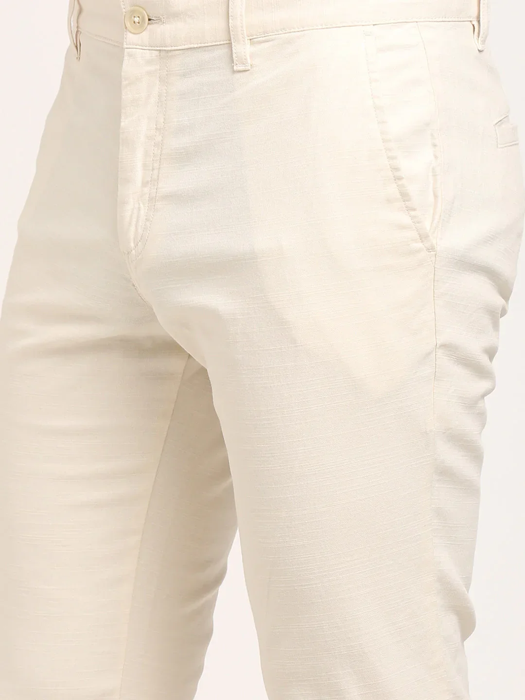 Men's Urban Fit Cotton Stretch Trousers - Image 7