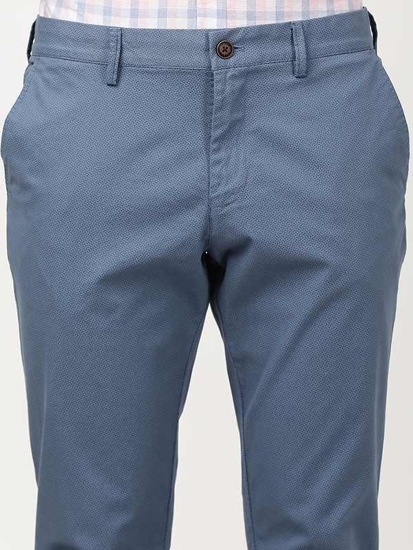 Men's Urban Fit Cotton Stretch Trousers - Image 3