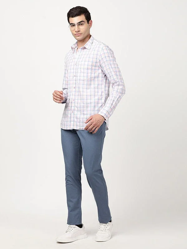 Men's Urban Fit Cotton Stretch Trousers - Image 4