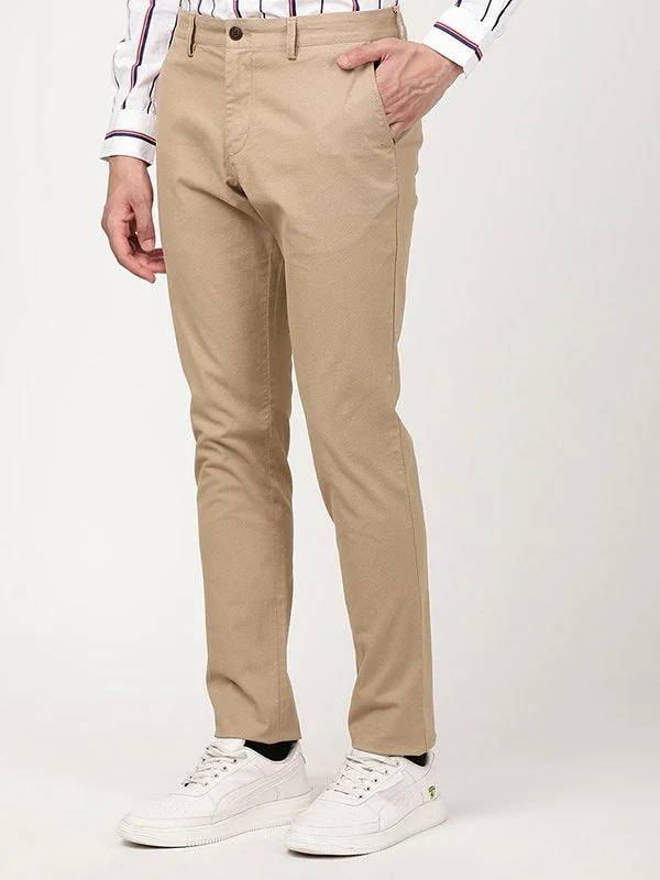 Men's Urban Fit Cotton Stretch Trousers - Image 7
