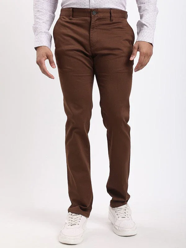 Men's Urban Fit Cotton Stretch Trousers - Image 6