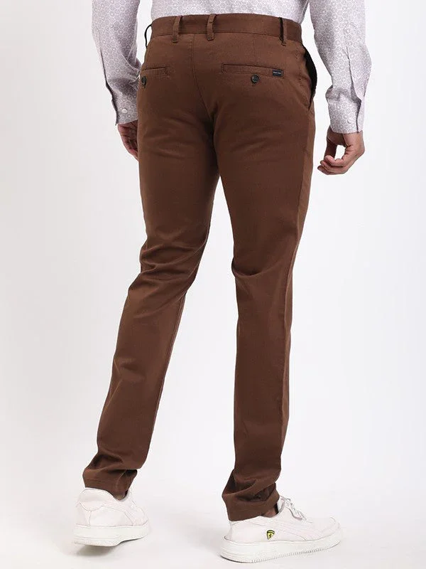 Men's Urban Fit Cotton Stretch Trousers - Image 9