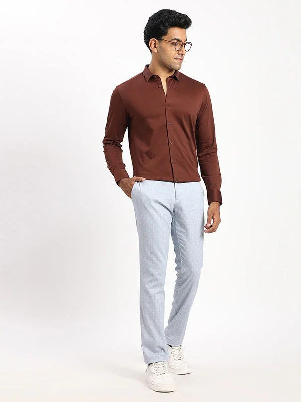 Men's Urban Fit Cotton Stretch Trousers - Image 10