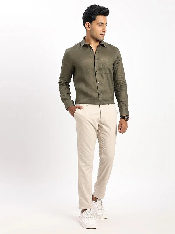 Men's Urban Fit Cotton Stretch Trousers - Image 5
