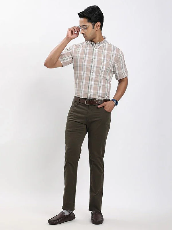 Men's Urban Fit Cotton Stretch Trousers - Image 10