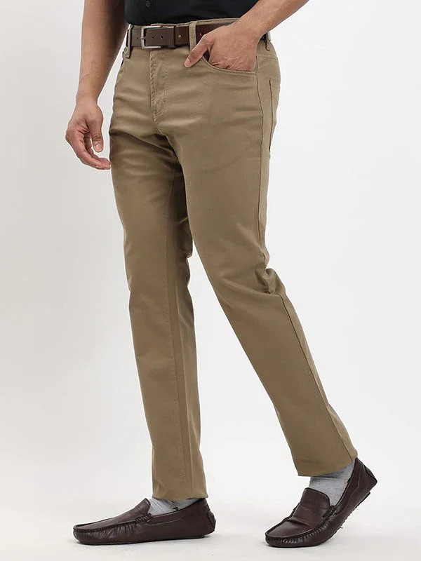 Men's Urban Fit Cotton Stretch Trousers - Image 2