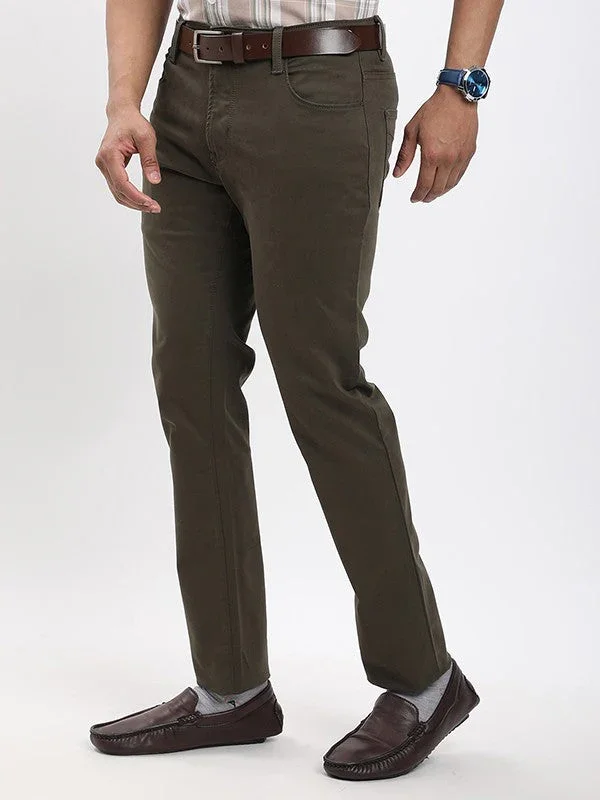 Men's Urban Fit Cotton Stretch Trousers - Image 7