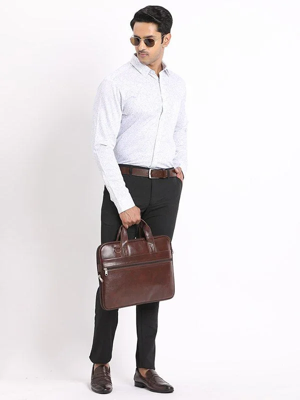 Men's Urban Fit Cotton Stretch Trousers - Image 10