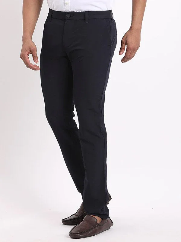 Men's Urban Fit Cotton Stretch Trousers - Image 2